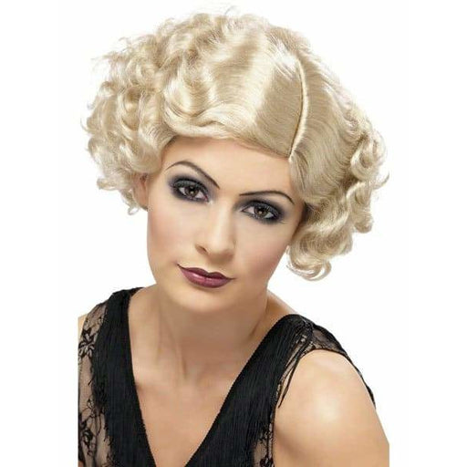 Ladies 1920s Blonde Flapper Wig