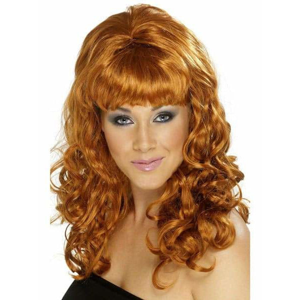 Ladies Auburn Beehive Beauty Wig