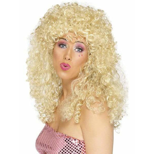 Ladies Blonde Boogie Babe Wig