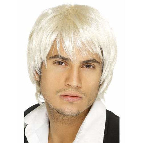 Mens Blonde Short Style Boy Band Wigs