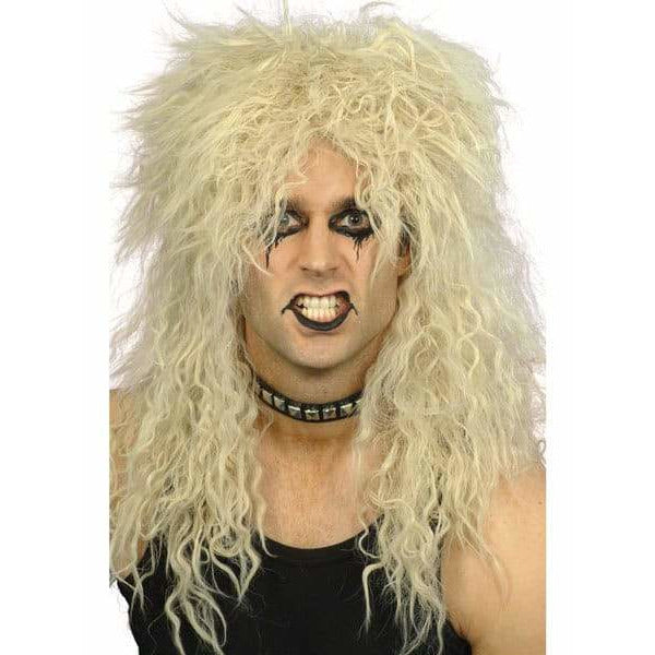 Long Tousled Blonde Hard Rocker Wig