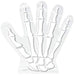 Skeleton Hand Shaped Cello Bags x10
