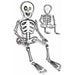 Sitting Skeleton Air Filled Foil Balloon