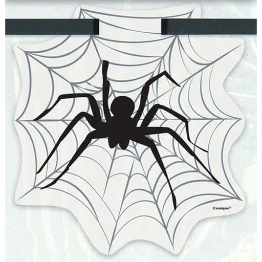 Spider Web Cut Out Banner