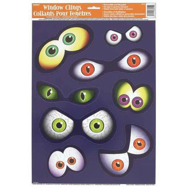 Eyeball Window Cling Sheet