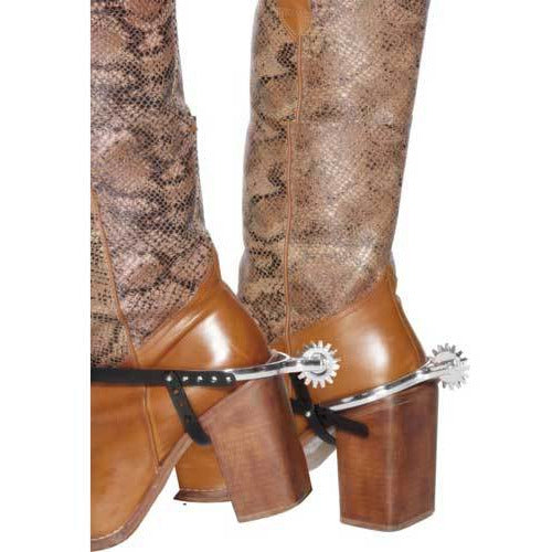 Silver Spurs and Black Straps