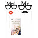 Mr & Mrs Photo Props 4pk