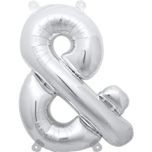 Silver Letter & Air Filled Balloons