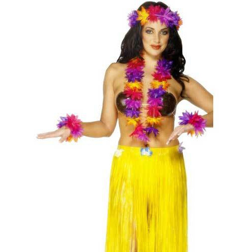 Multi Coloured Hawaiian Set