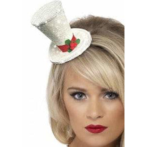 White Christmas Top Hat