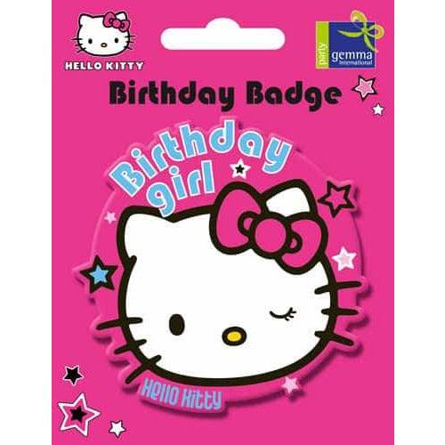 Hello Kitty Pink Jumbo Badge
