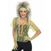 Neon Green Lace Vest With Gloves and Headband