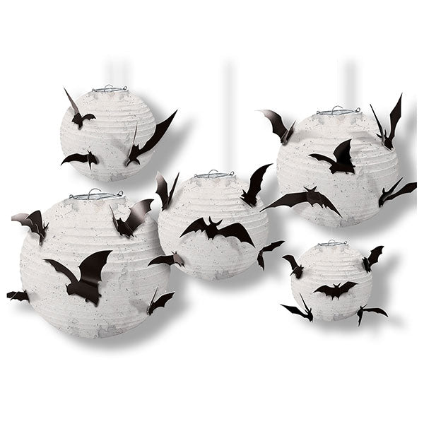 Bat Paper Lanterns 5pk