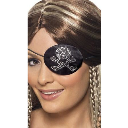 Pirate Diamante Eye Patch