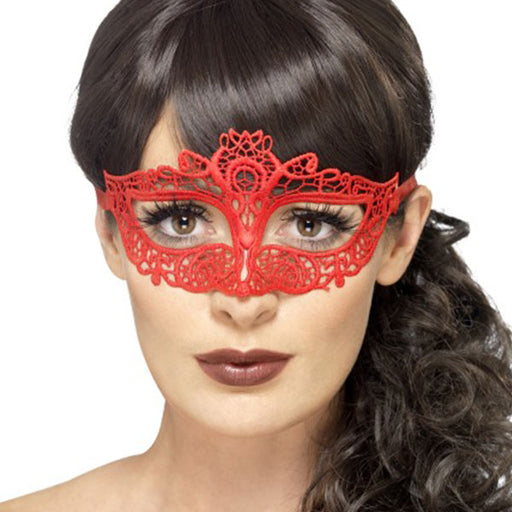 Red Lace Eyemask