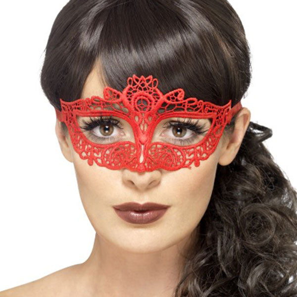 Red Lace Eyemask
