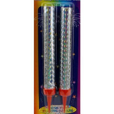 Silver Ice Fountain Sparklers 2pc