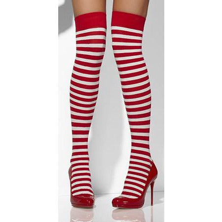 Striped Opaque Hold Ups