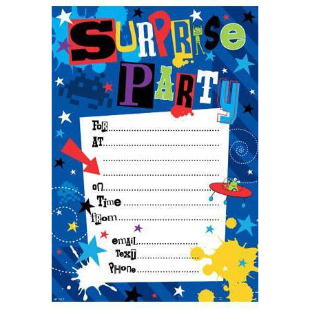 Surprise Party! Party Invitations
